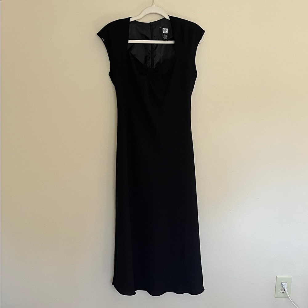 Vintage Studio 1940 Formal Black Midi Dress